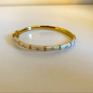 Lauren Adams Enamel & Crystal Bracelet